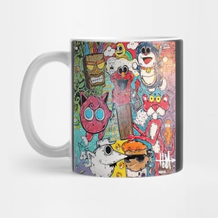 Hugus mural collage 2 Mug